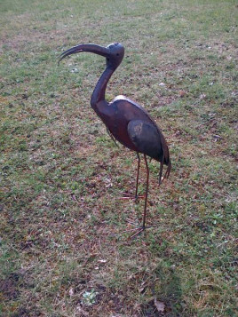 Ibis en métal