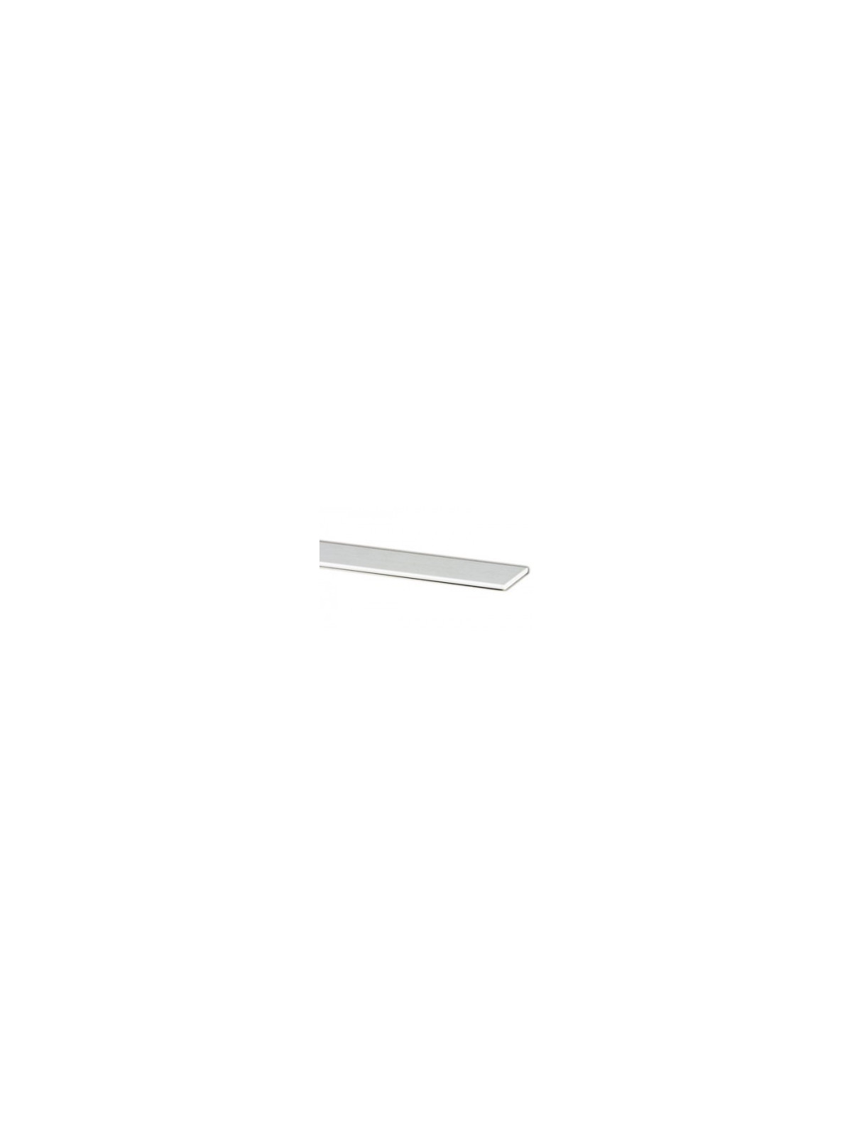 Plat  fibre de verre 5 mm x 10 mm  GRIS   en 1 mètre