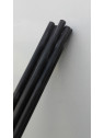 Tube  fibre de verre 12mm x 9mm en longueur de 2 mètres  NOIR