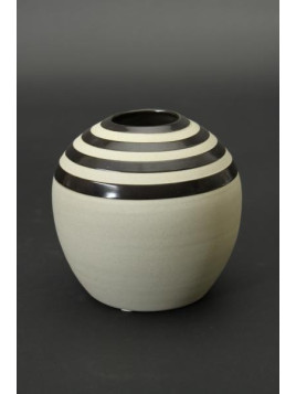 Vase boule en céramique naturelle  6791